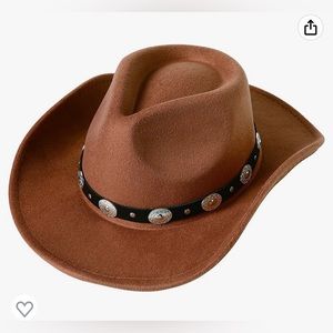 Felt Wide-Brim Cowgirl Hat